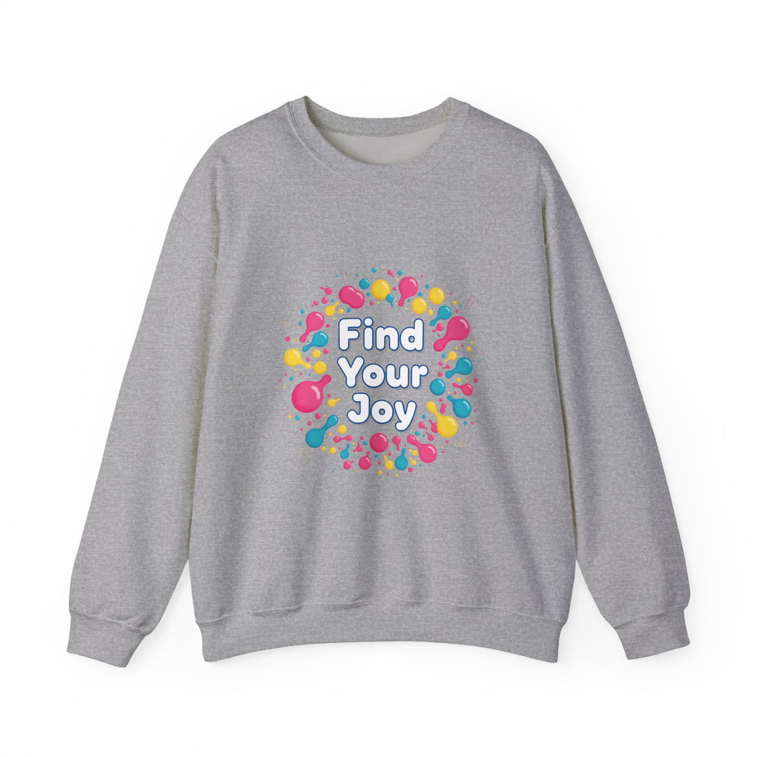 Find Your Joy Sweatshirt | dopamine decor, neon squiggle art