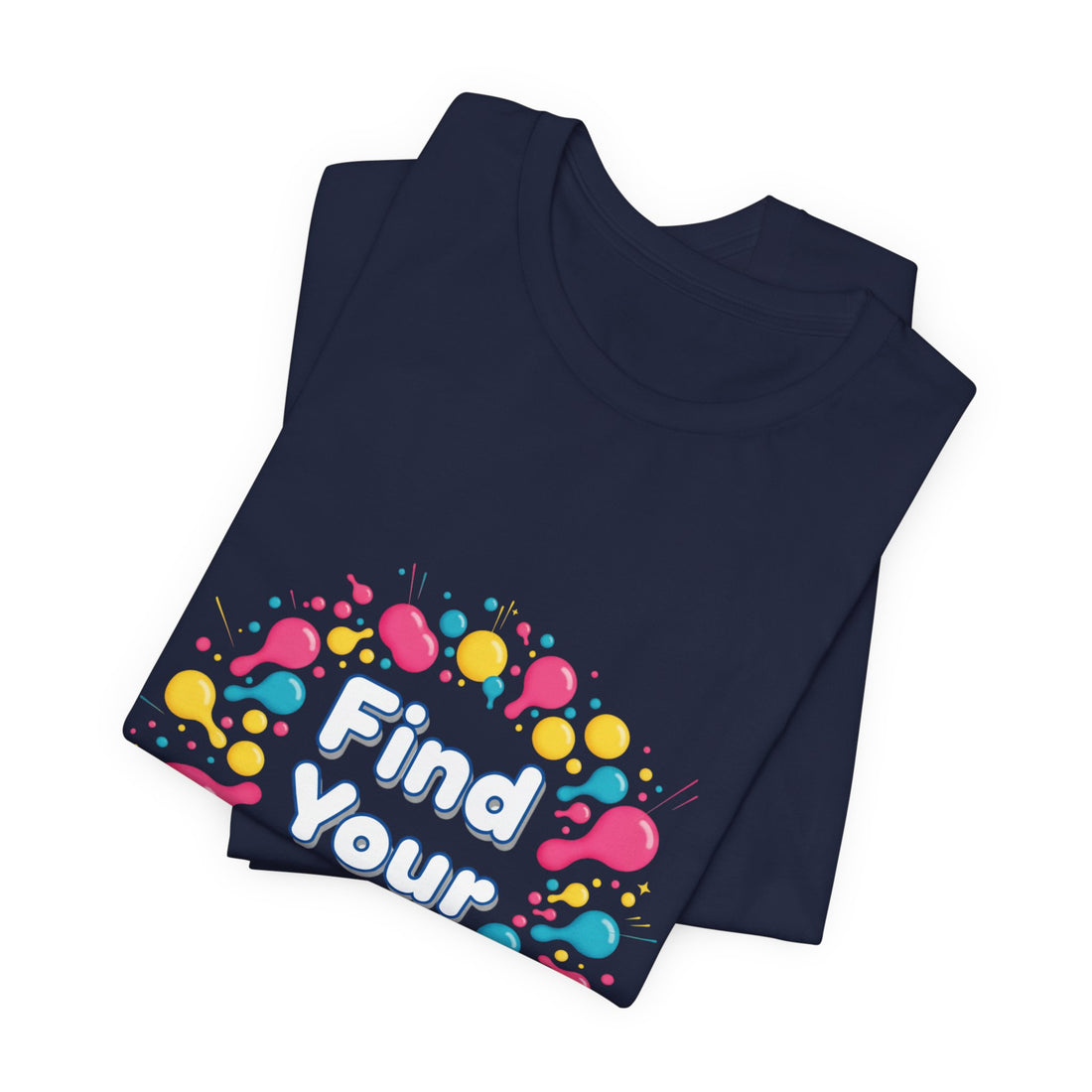 Find Your Joy T-Shirt | Dopamine Decor, Neon Gradient Squiggle Art