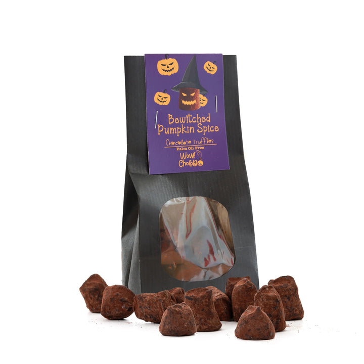Bewitched Pumpkin Spice - Halloween Chocolate Truffles - Biodegradable bag 130g - Goat Corp
