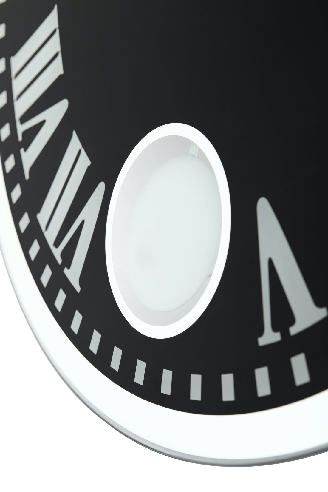 Wall clock - 43 x 4.2 cm - Glass - 'Romana' - Goat Corp