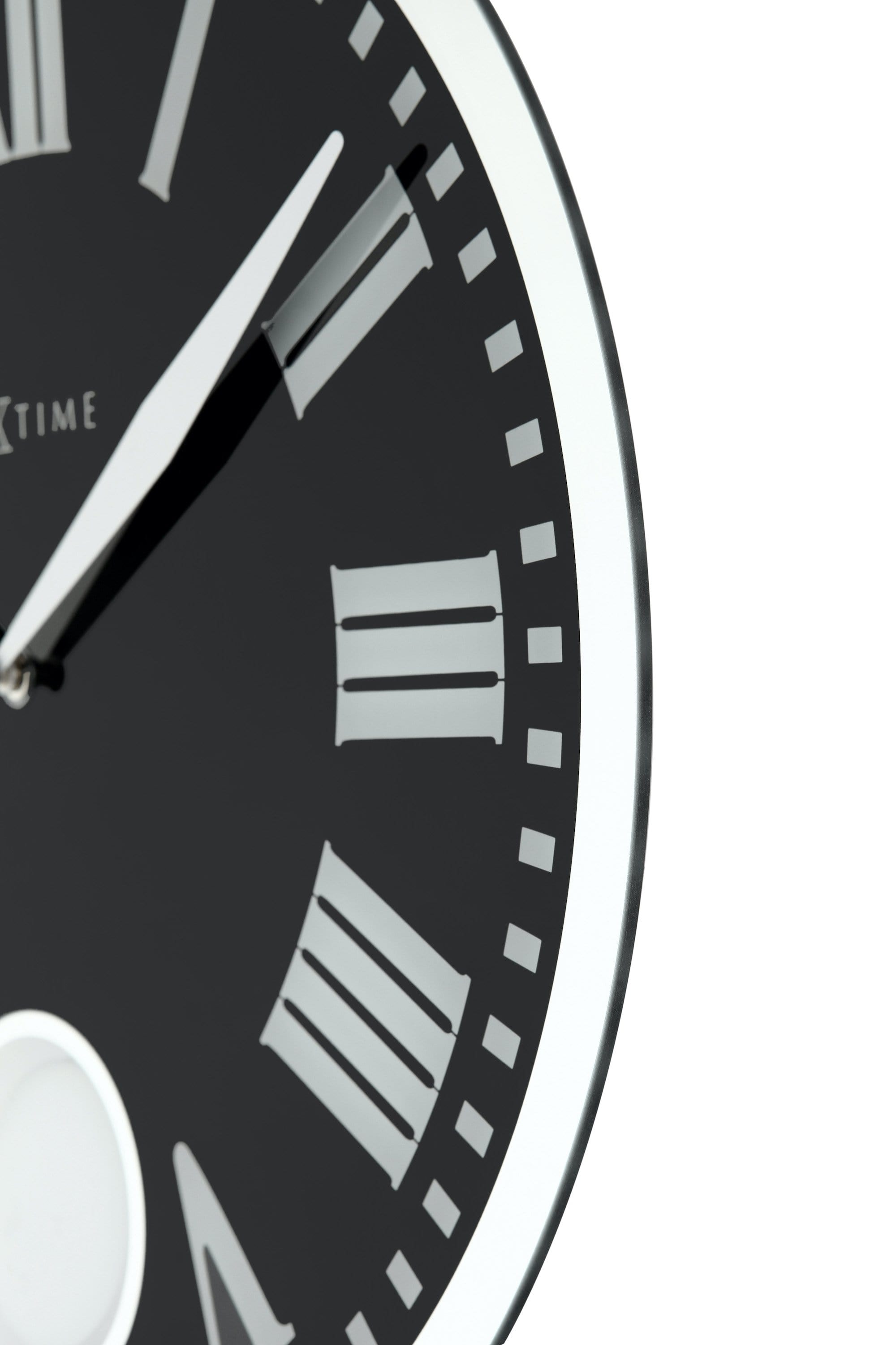 Wall clock - 43 x 4.2 cm - Glass - 'Romana' - Goat Corp