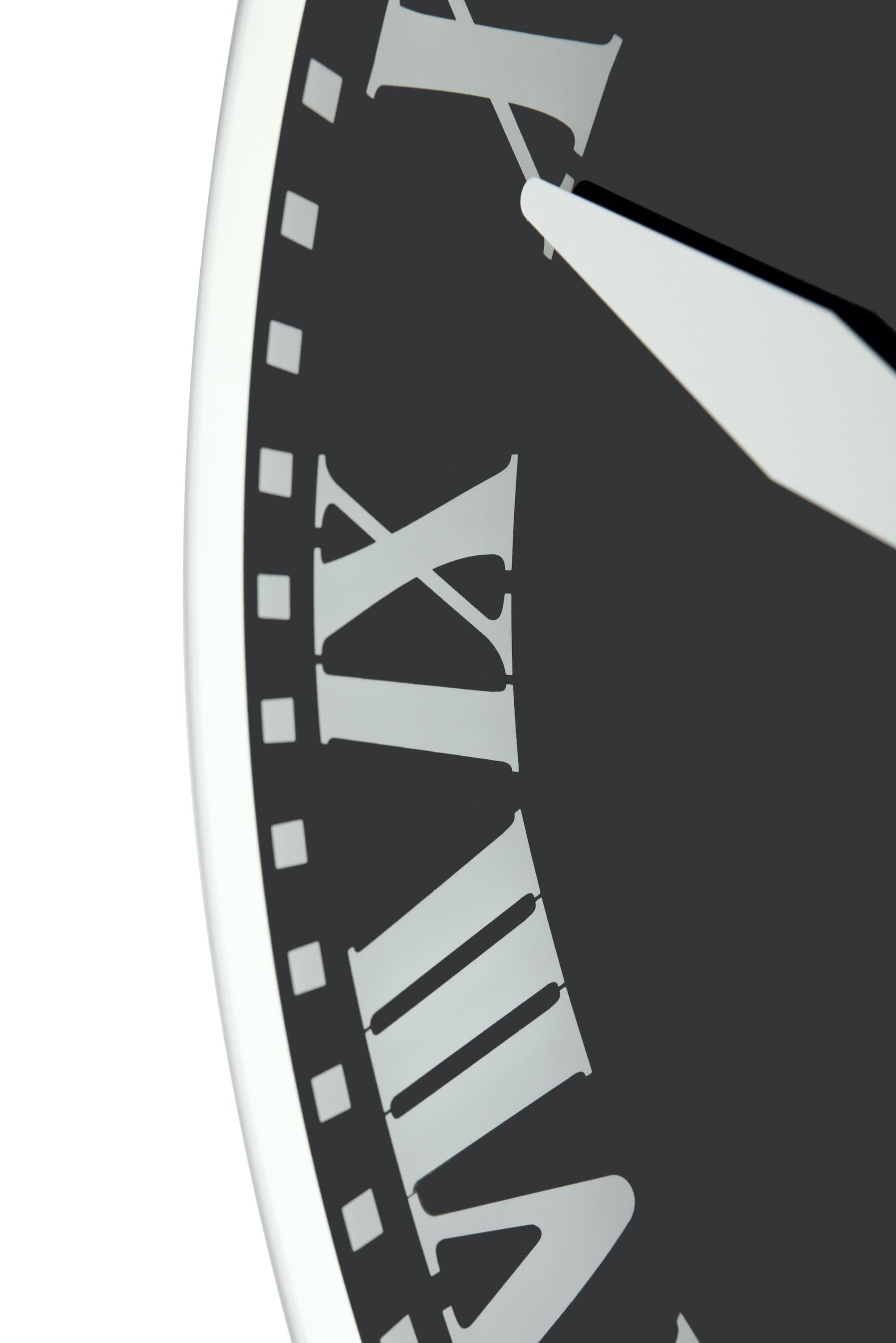 Wall clock - 43 x 4.2 cm - Glass - 'Romana' - Goat Corp