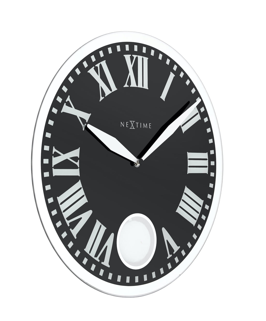 Wall clock - 43 x 4.2 cm - Glass - 'Romana' - Goat Corp