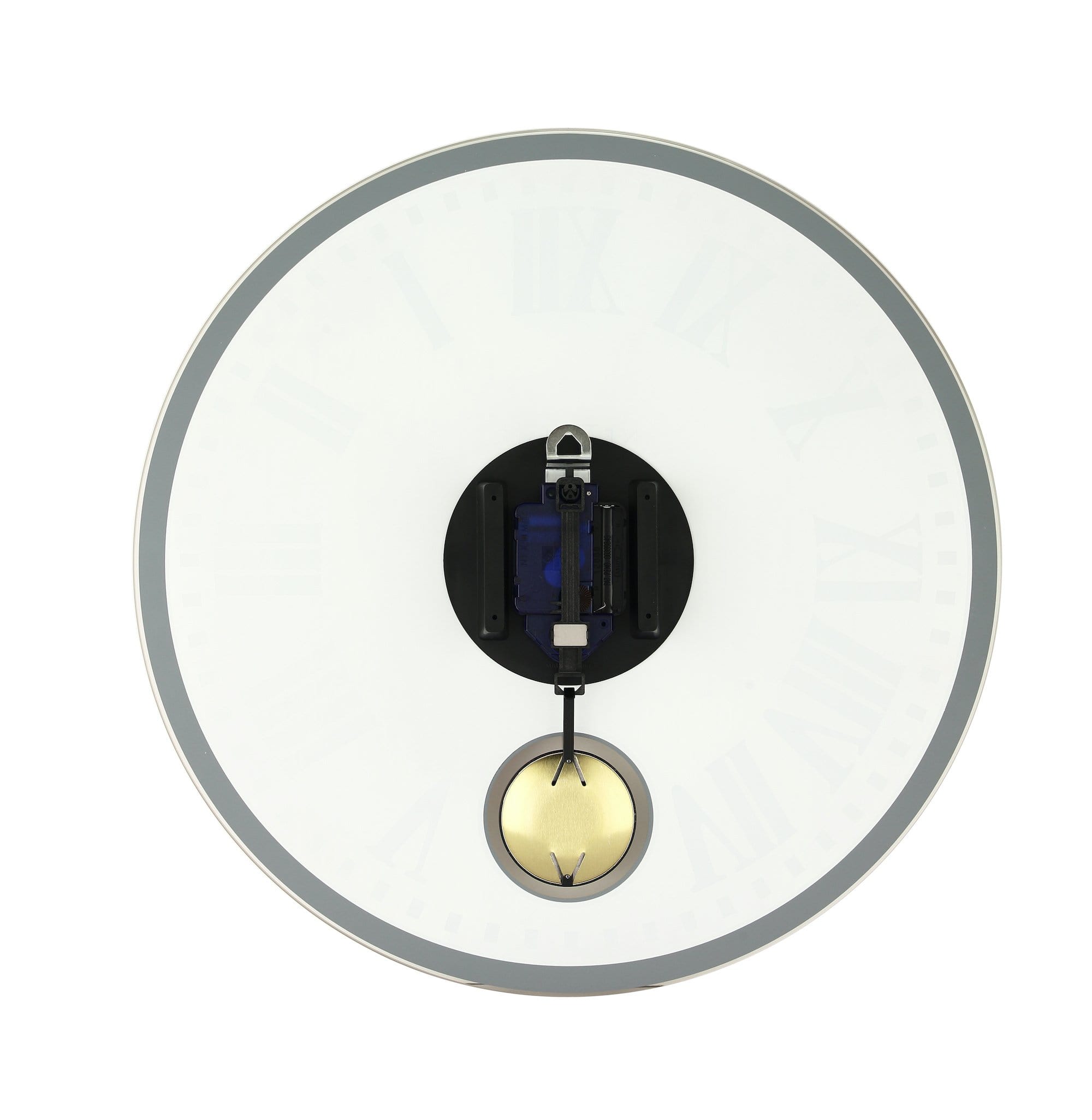 Wall clock - 43 x 4.2 cm - Glass - 'Romana' - Goat Corp