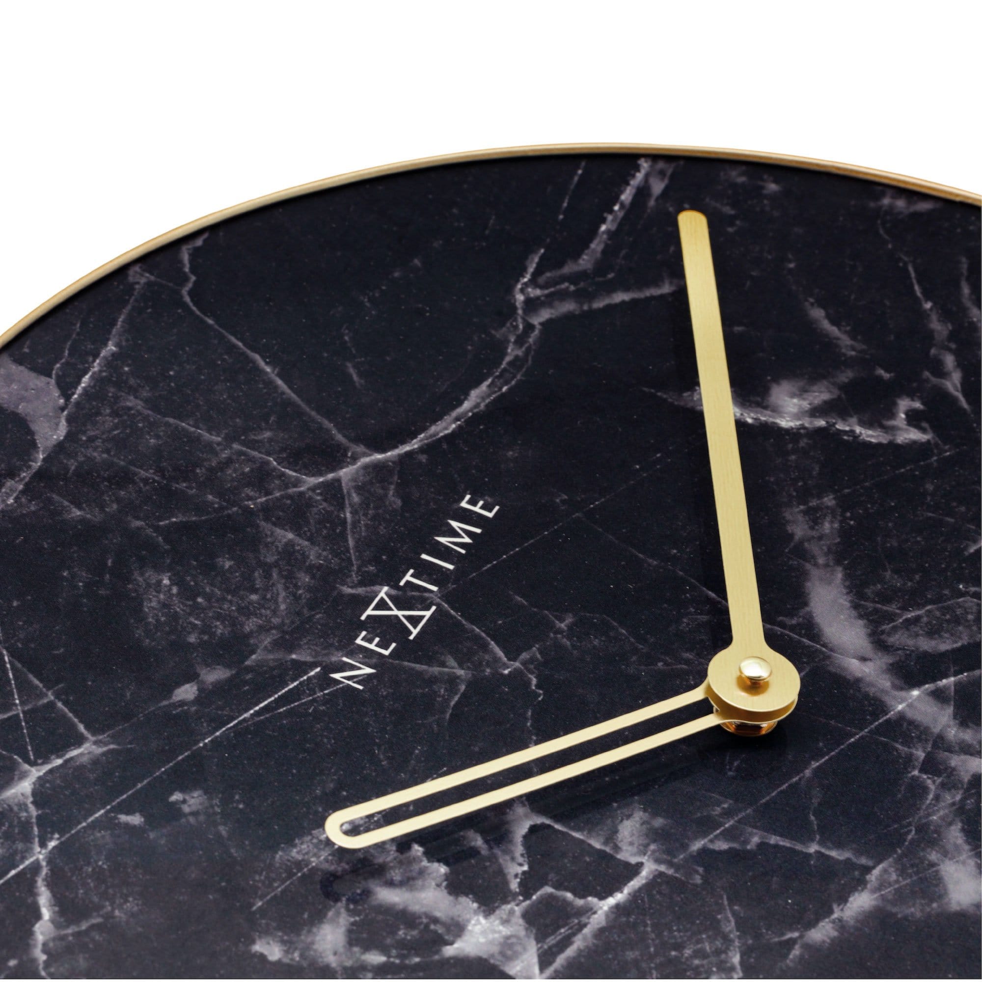 Wall clock -  40 cm - Glass / Metal - 'Marble' - Goat Corp
