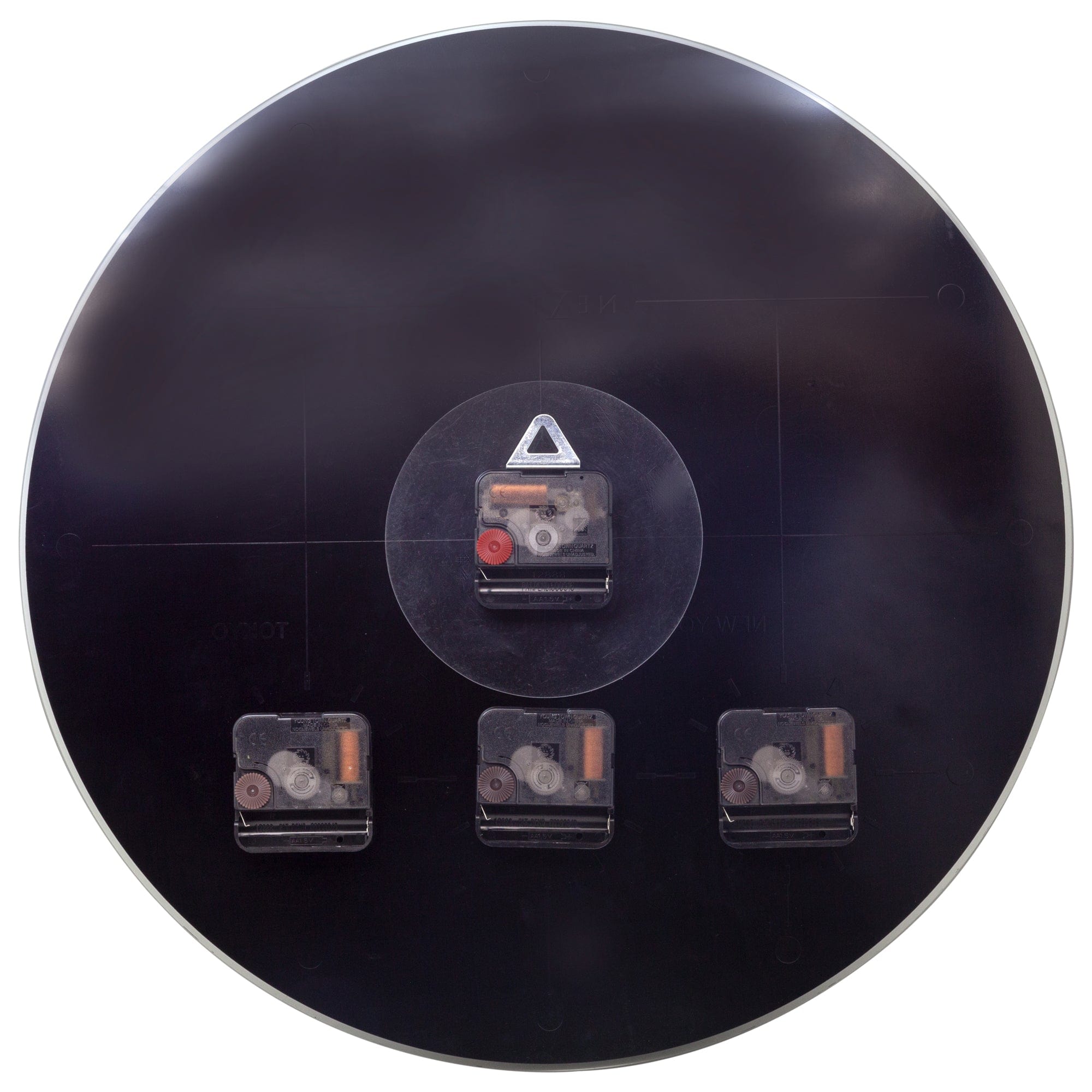 Wall Clock 43cm - Silent - Glass - "Big City" - Goat Corp