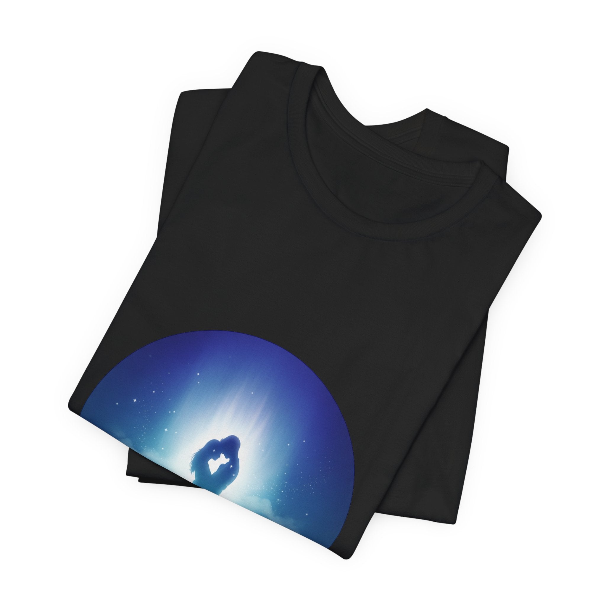 Afterlight Night Bloom Tee | Cosmic Floral, Luminous Plant Design