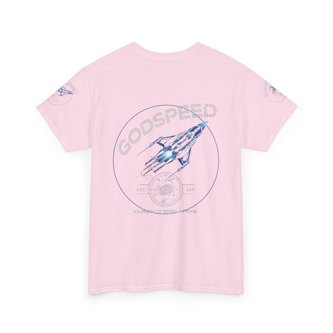Rocket Space Unisex Tee - Godspeed to the Stars Design