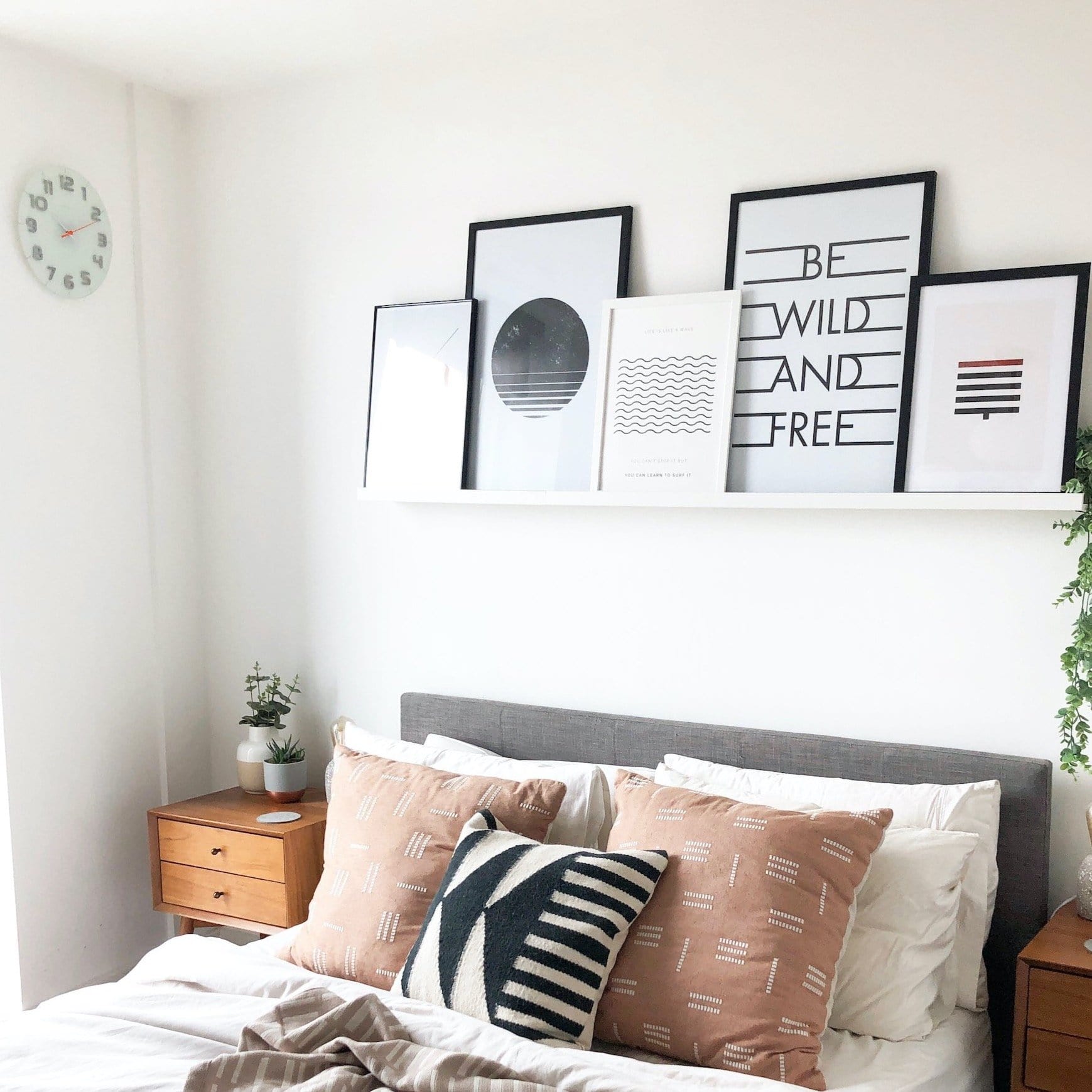 Wall clock - 30 x 3.5 cm - Glass - 'Classy Round' - Goat Corp