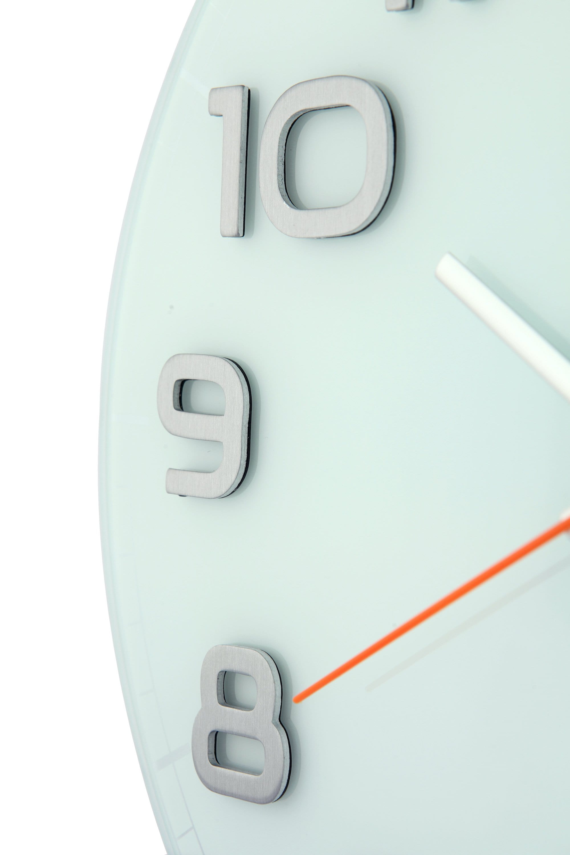 Wall clock - 30 x 3.5 cm - Glass - 'Classy Round' - Goat Corp