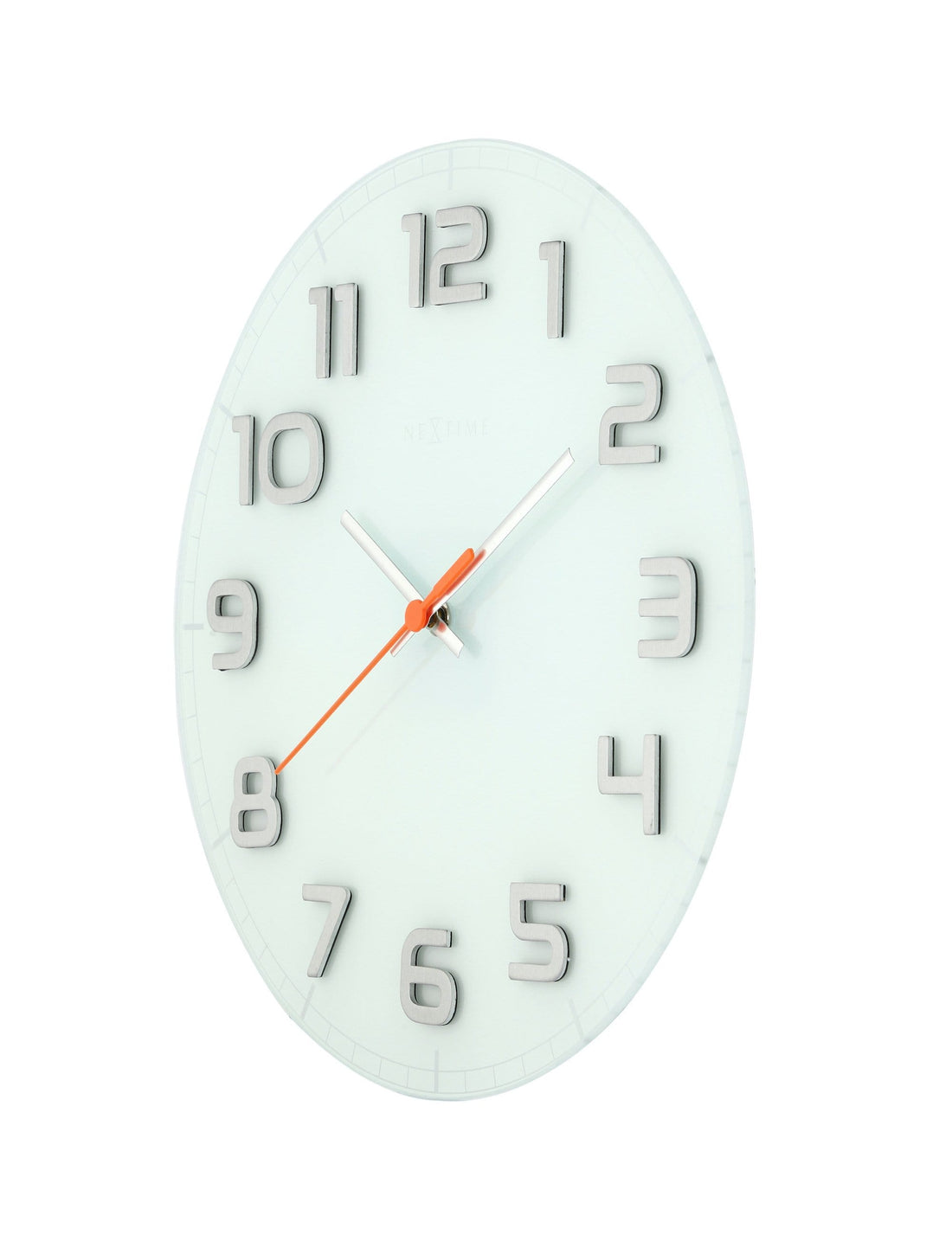 Wall clock - 30 x 3.5 cm - Glass - 'Classy Round' - Goat Corp