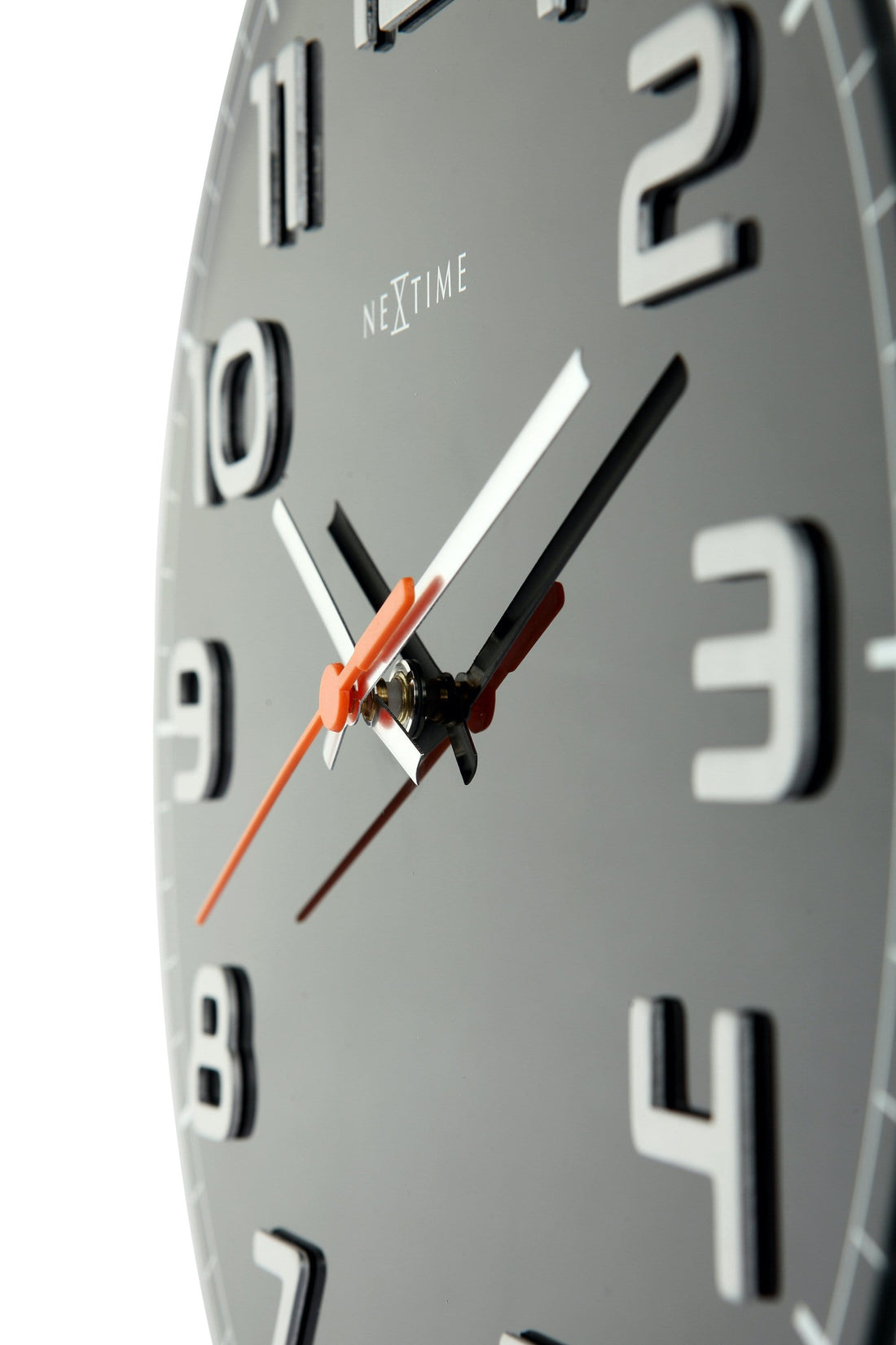 Wall clock - 30 x 3.5 cm - Glass - 'Classy Round' - Goat Corp