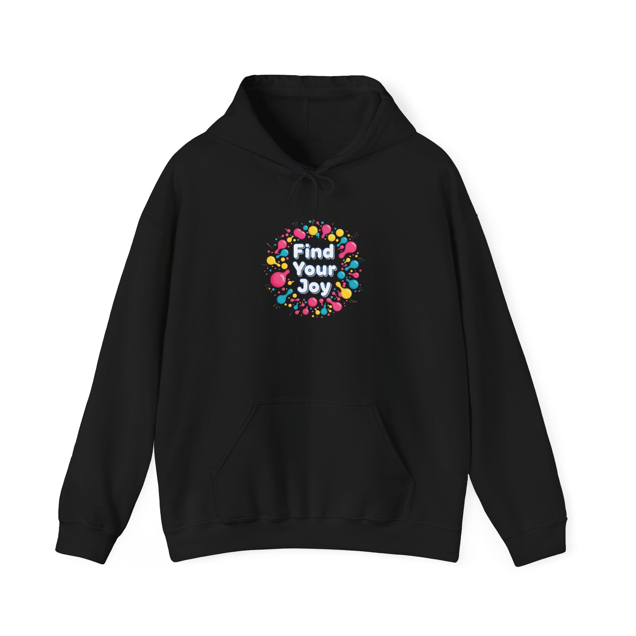 Find Your Joy Hoodie | dopamine items, neon squiggle art