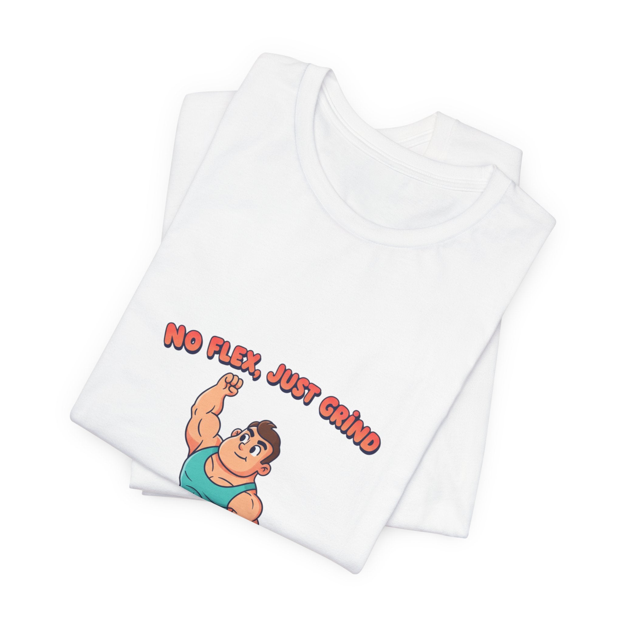 No Fuss Just Grind Tee | gym motivation shirt, start small fitness tee