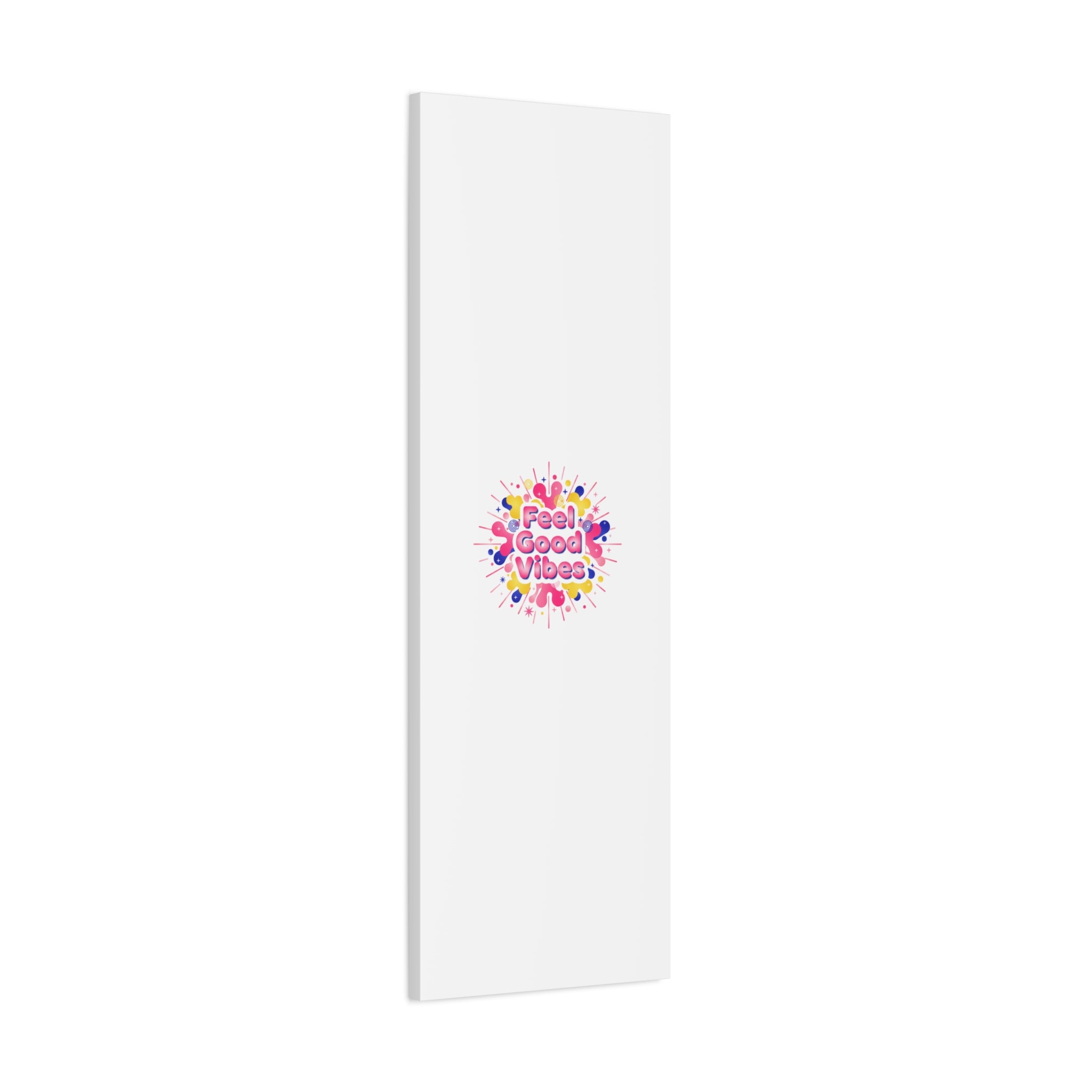 Feel Good Vibes Canvas | Dopamine Decor, Neon Gradient Squishy Art