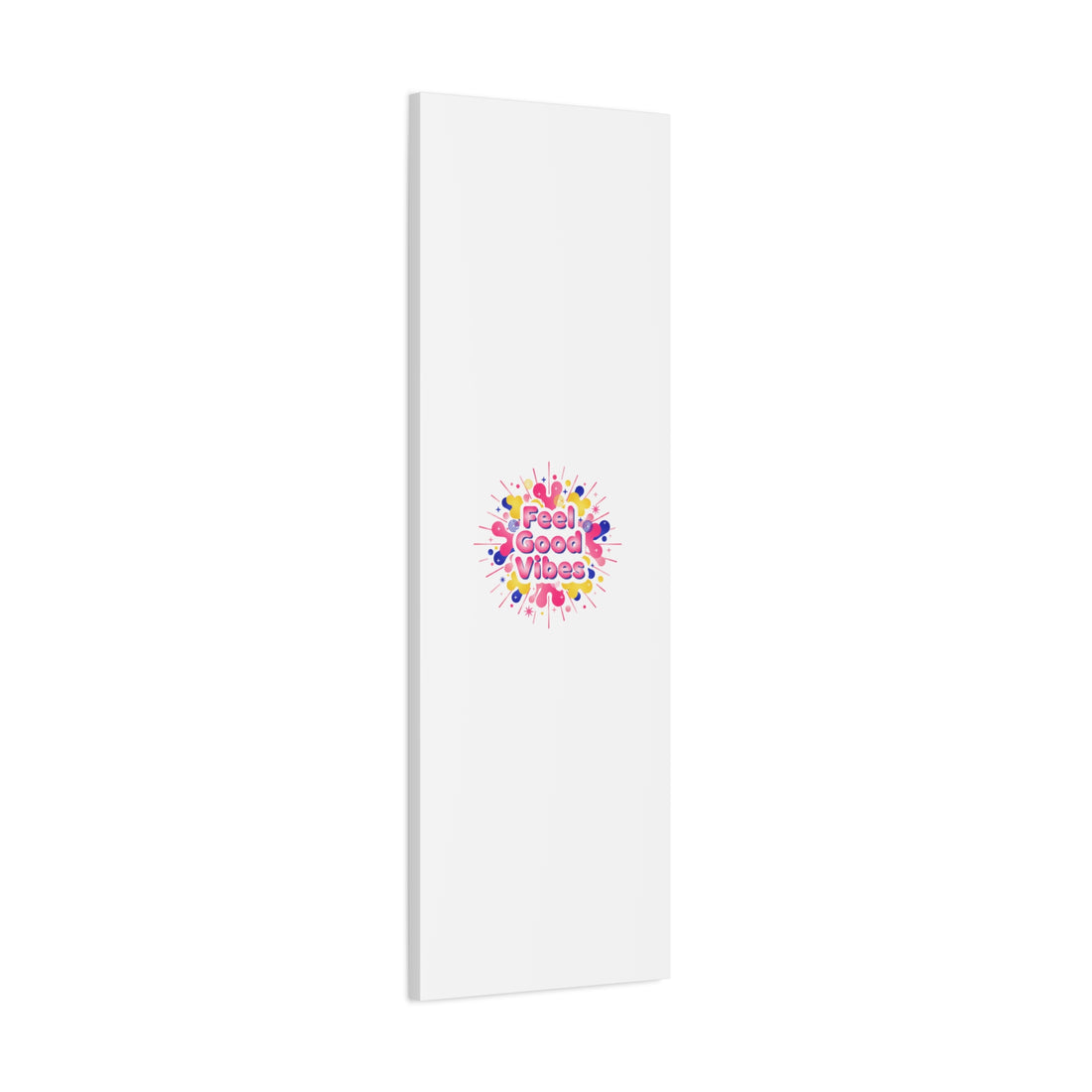 Feel Good Vibes Canvas | Dopamine Decor, Neon Gradient Squishy Art