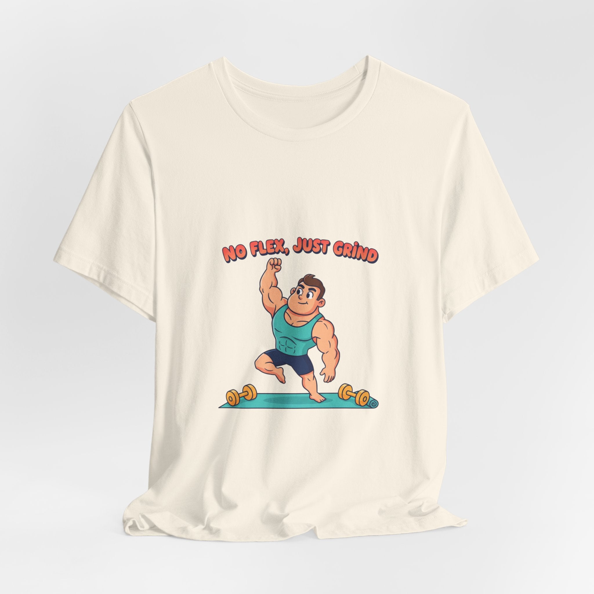 No Fuss Just Grind Tee | gym motivation shirt, start small fitness tee