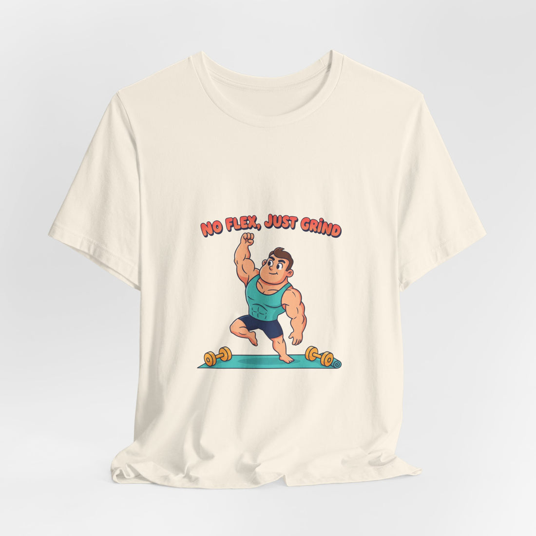 No Fuss Just Grind Tee | gym motivation shirt, start small fitness tee