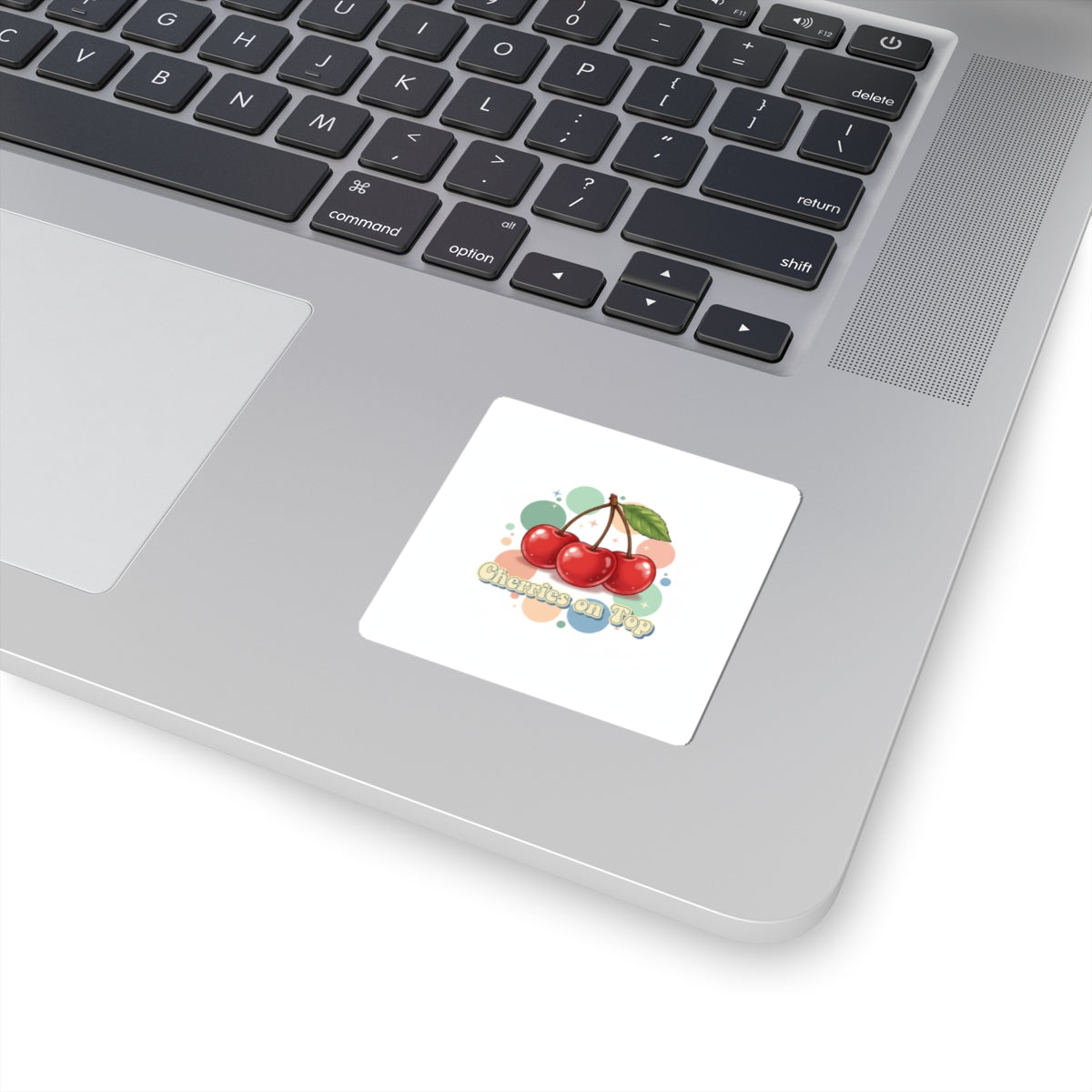Cherries on Top Sticker | Vintage Kawaii Fruit Design