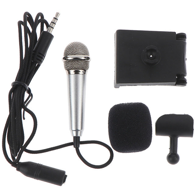 Portable 3.5mm Stereo Studio Mic KTV Karaoke Mini Microphone - Goat Corp