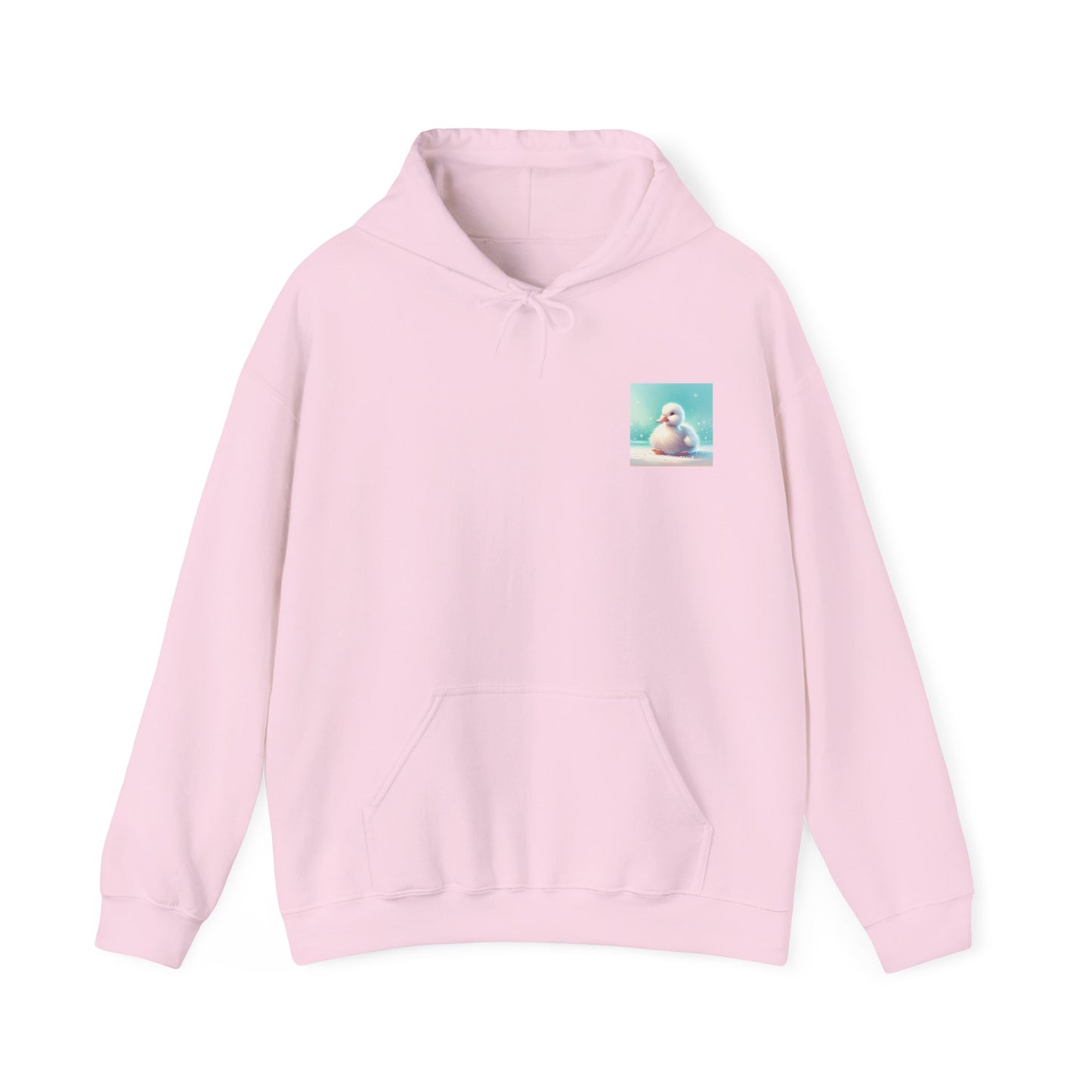 Cute Duckling Unisex Hooded Sweatshirt, Cozy Hoodie, Animal Lover Gift, Spring Fashion, Cute Sweatshirt, Comfortable Layering