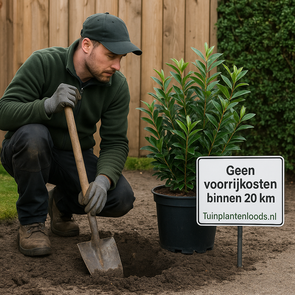Prunus lusitanica 'Angustifolia' -Portugese Laurierhaag pakket 10 meter