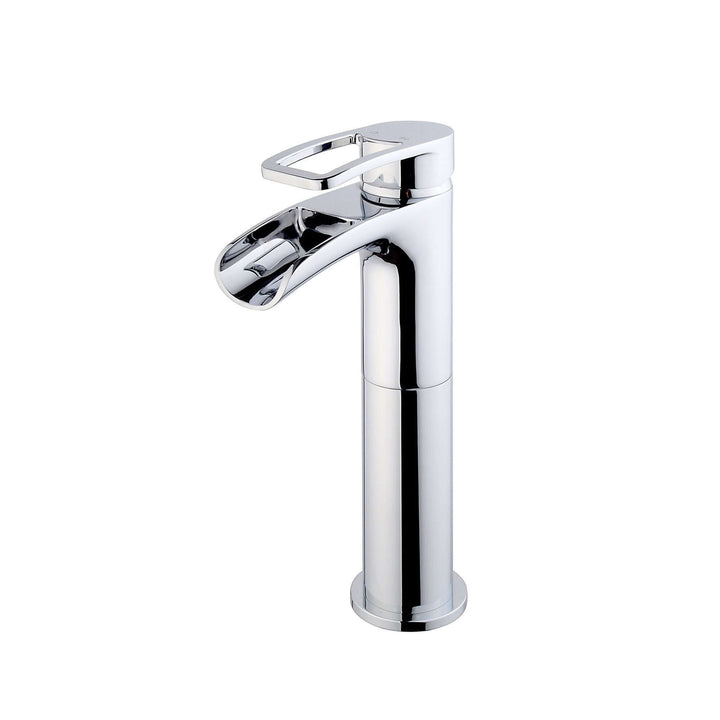 Alegra Hoge Waterval Wastafelkraan Wiesbaden in Chroom