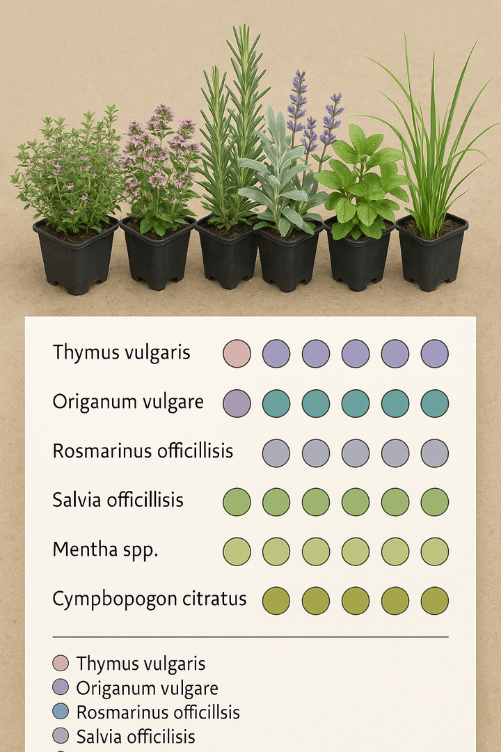 Borderpakket 'Kruidentuin' - 3m² - 30 planten