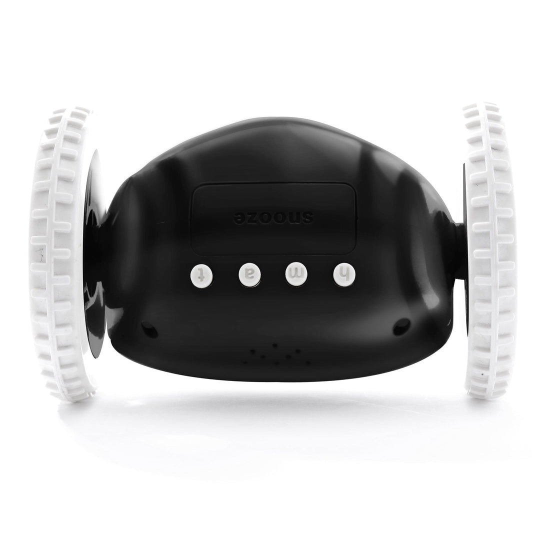 Clocky Black - Alarm clock on wheels - Goat Corp