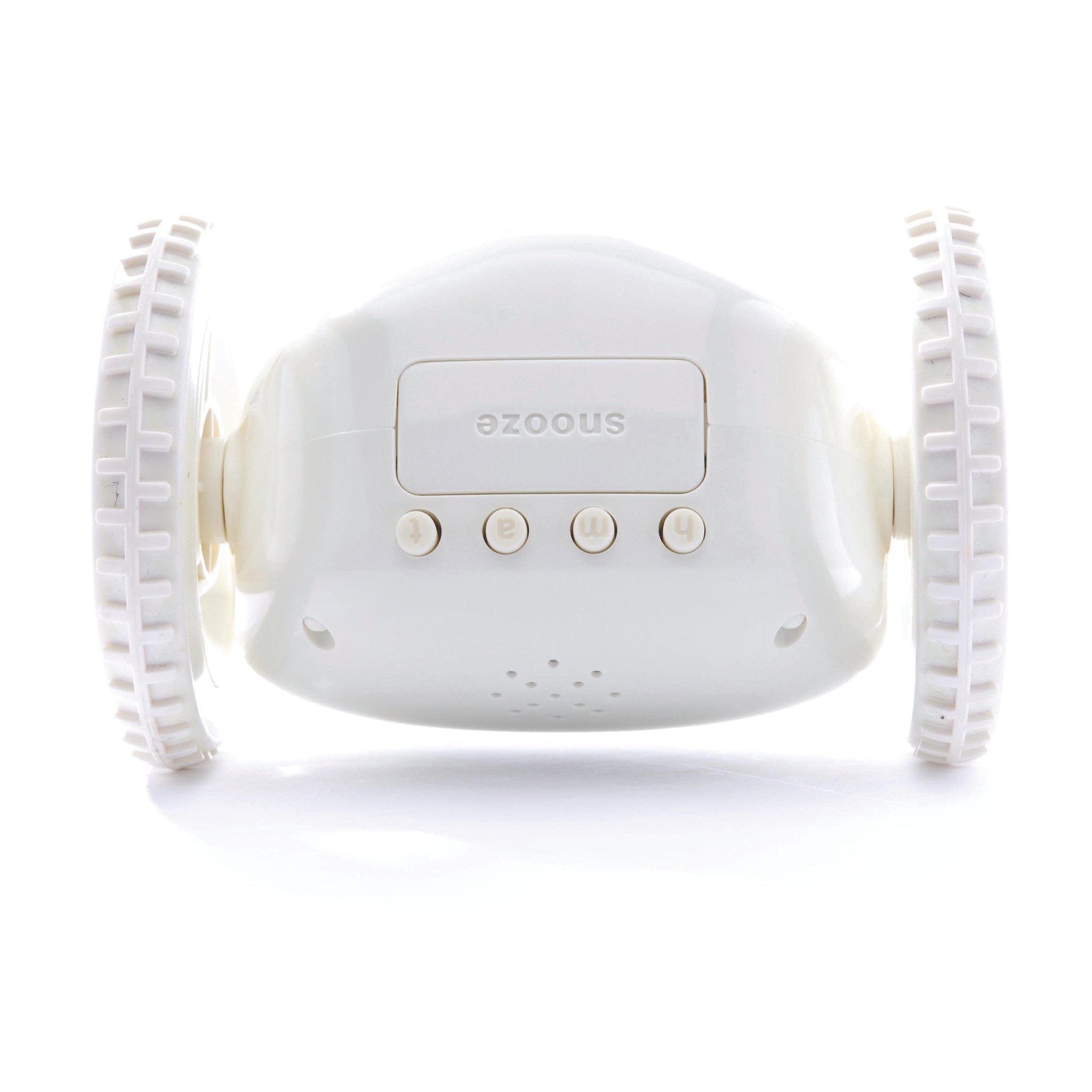 Clocky White - Wekker op wielen - Goat Corp