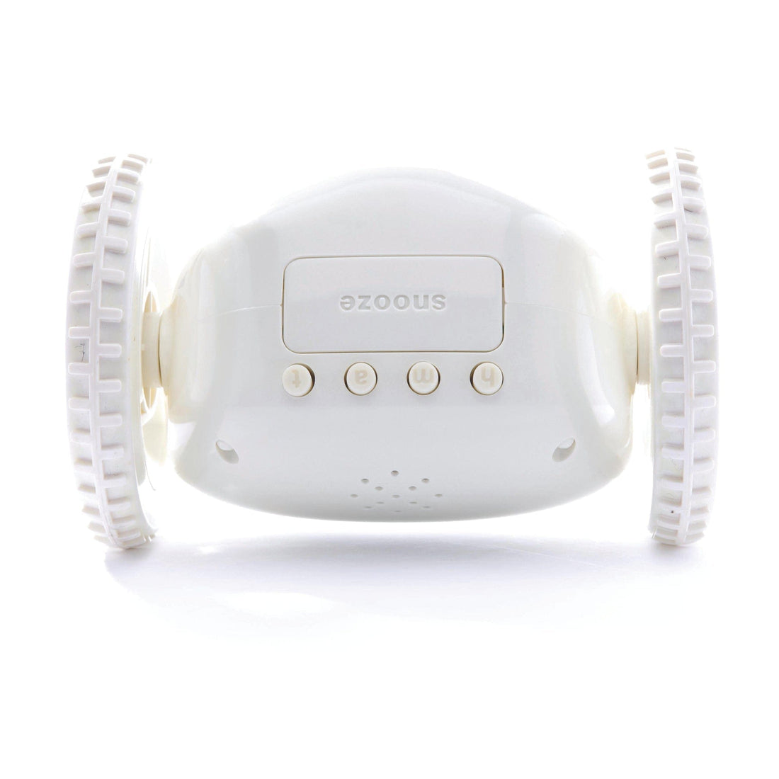 Clocky White - Wekker op wielen - Goat Corp