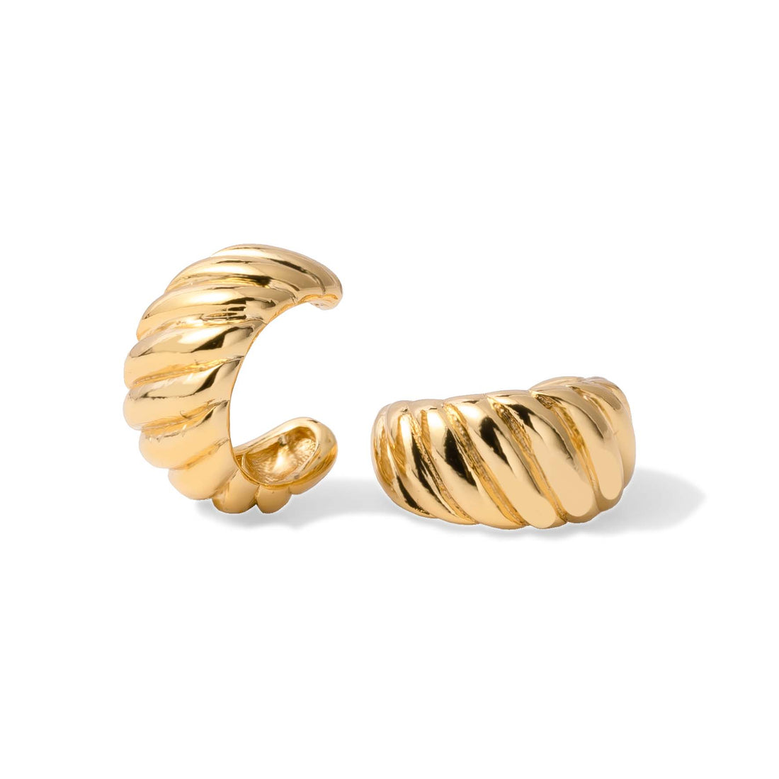 Ear cuff croissant gold