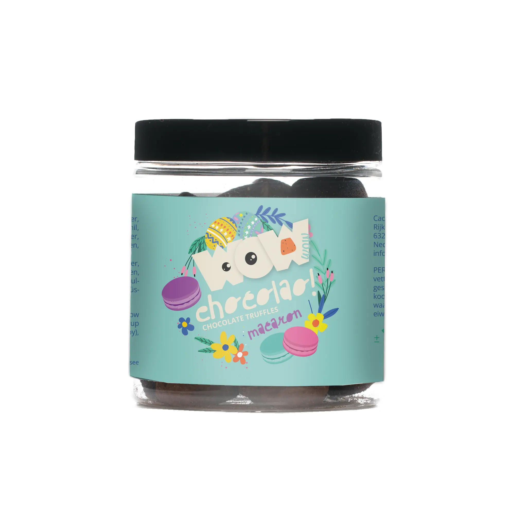 Macaron - Easter Chocolate Truffles - Gifting jar 130g - Goat Corp