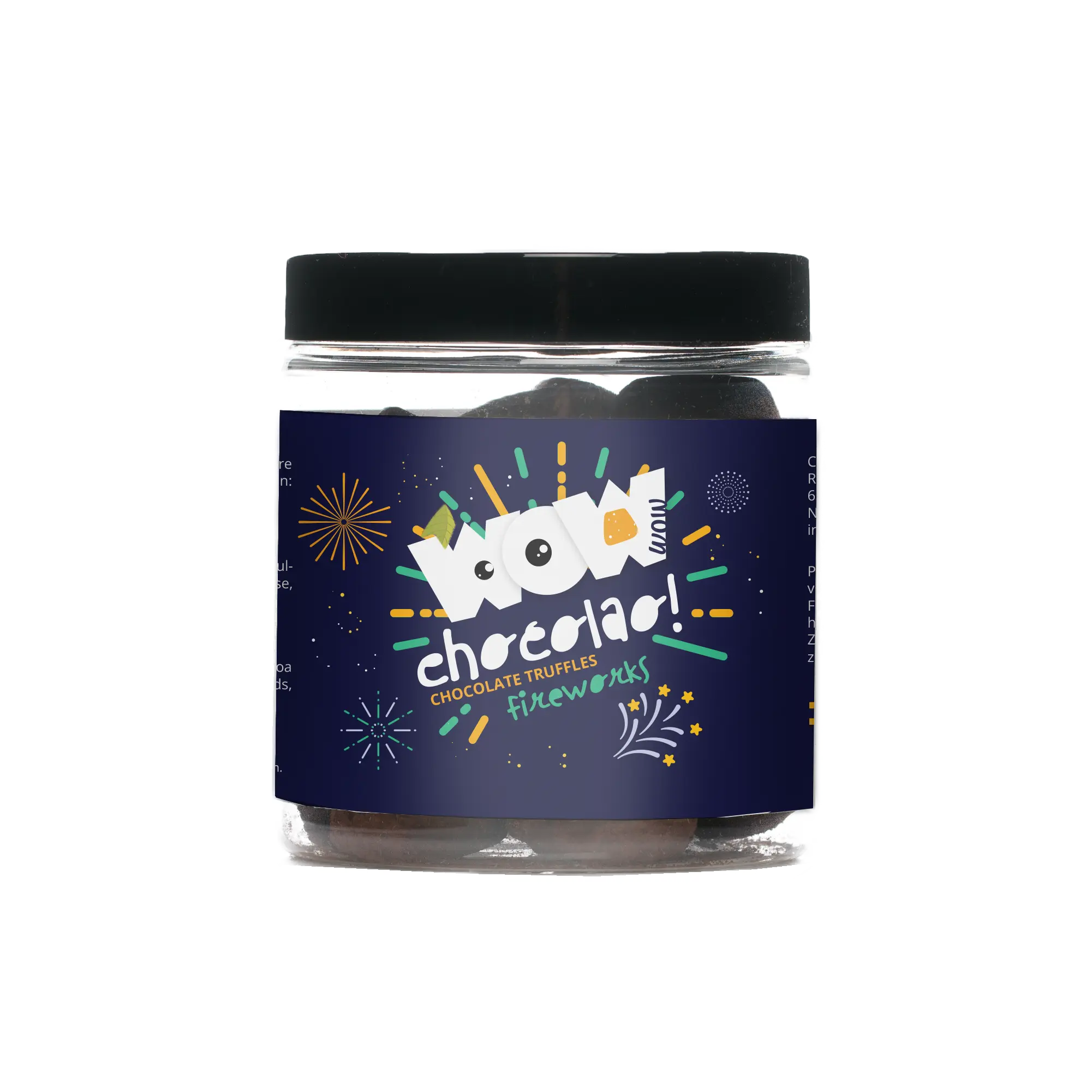 Popping Candy - New year chocolate truffles - Gifting jar 130g - Goat Corp
