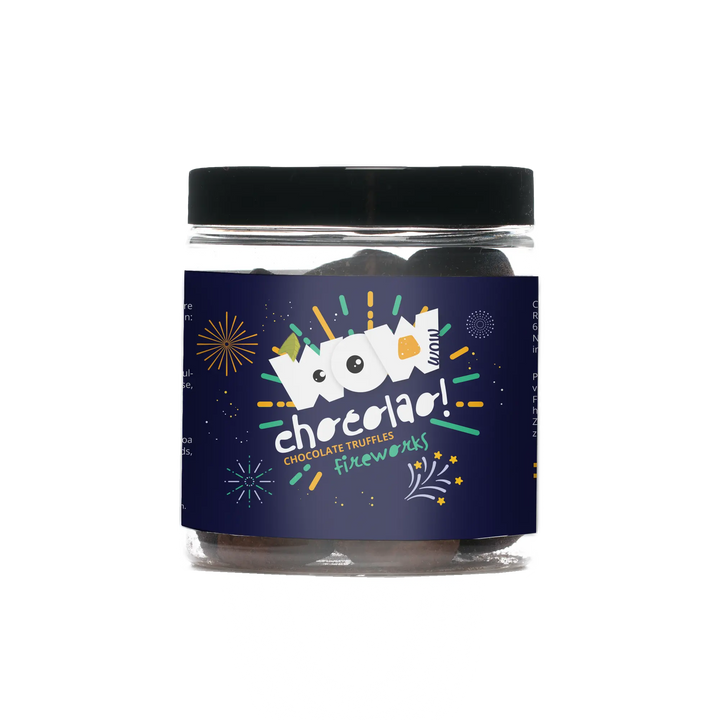 Popping Candy - New year chocolate truffles - Gifting jar 130g - Goat Corp