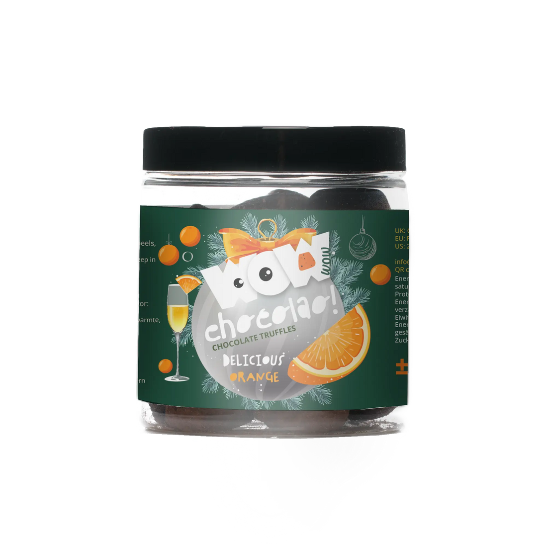 Confit Orange - Christmas Edition - Chocolate Truffles - Gifting jar 130g - Goat Corp