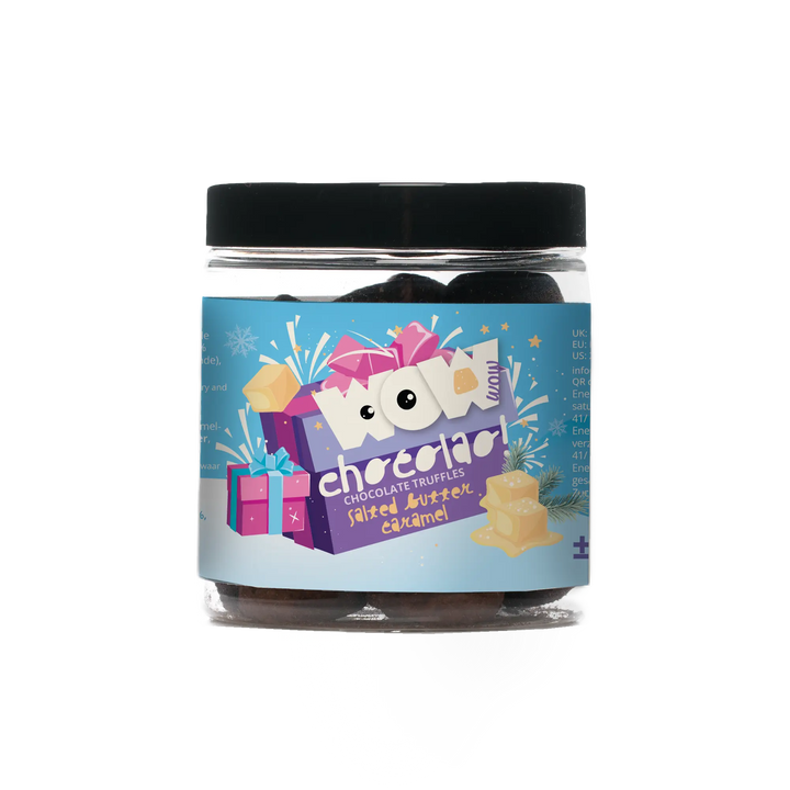 Salted butter Caramel - Christmas Edition - chocolate truffles - Gifting jar 130g - Goat Corp