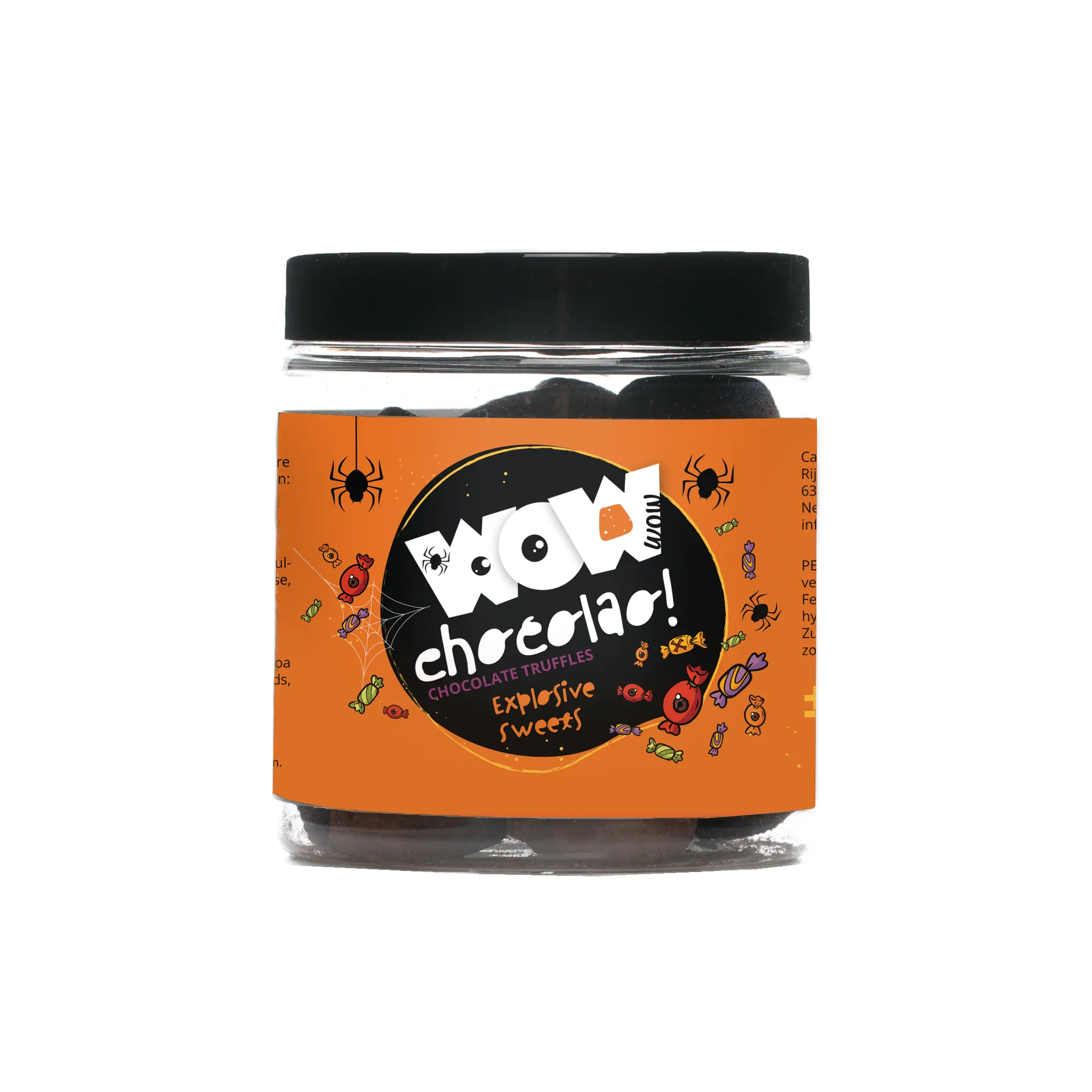 Explosive Sweets - Halloween Chocolate Truffles - 130g Gifting jar - Goat Corp