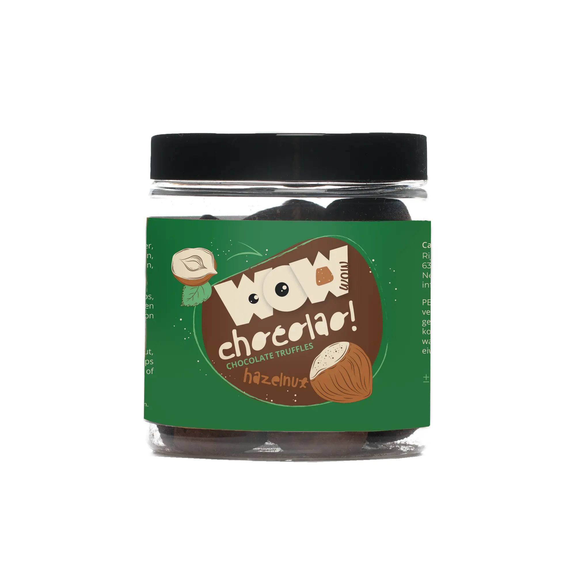 Hazelnut Chocolate Truffles - 130g Gifting jar - Goat Corp