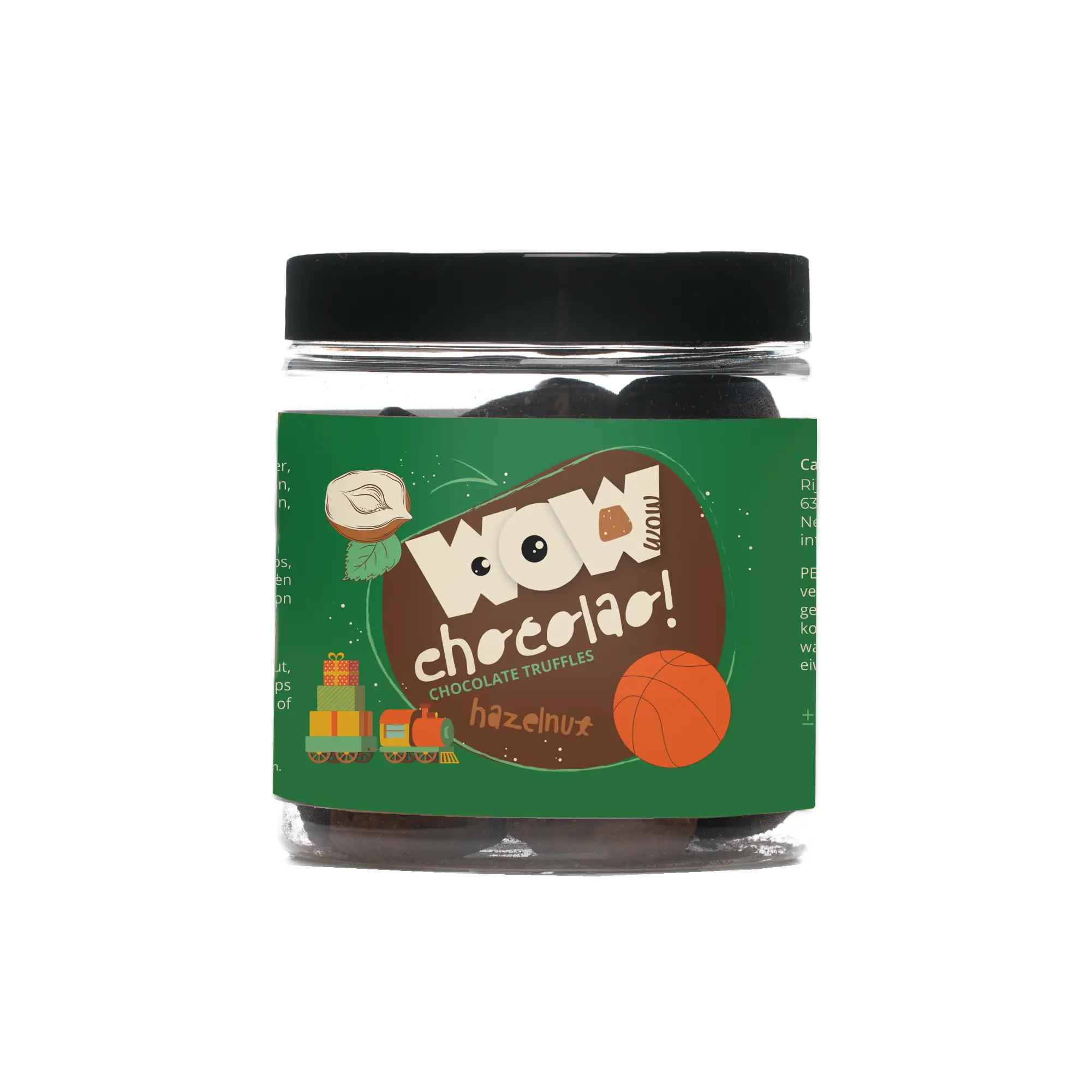 Hazelnut - Father's Day Chocolate Truffles - 130g Gifting jar - Goat Corp