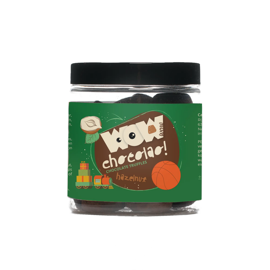Hazelnut - Father's Day Chocolate Truffles - 130g Gifting jar - Goat Corp