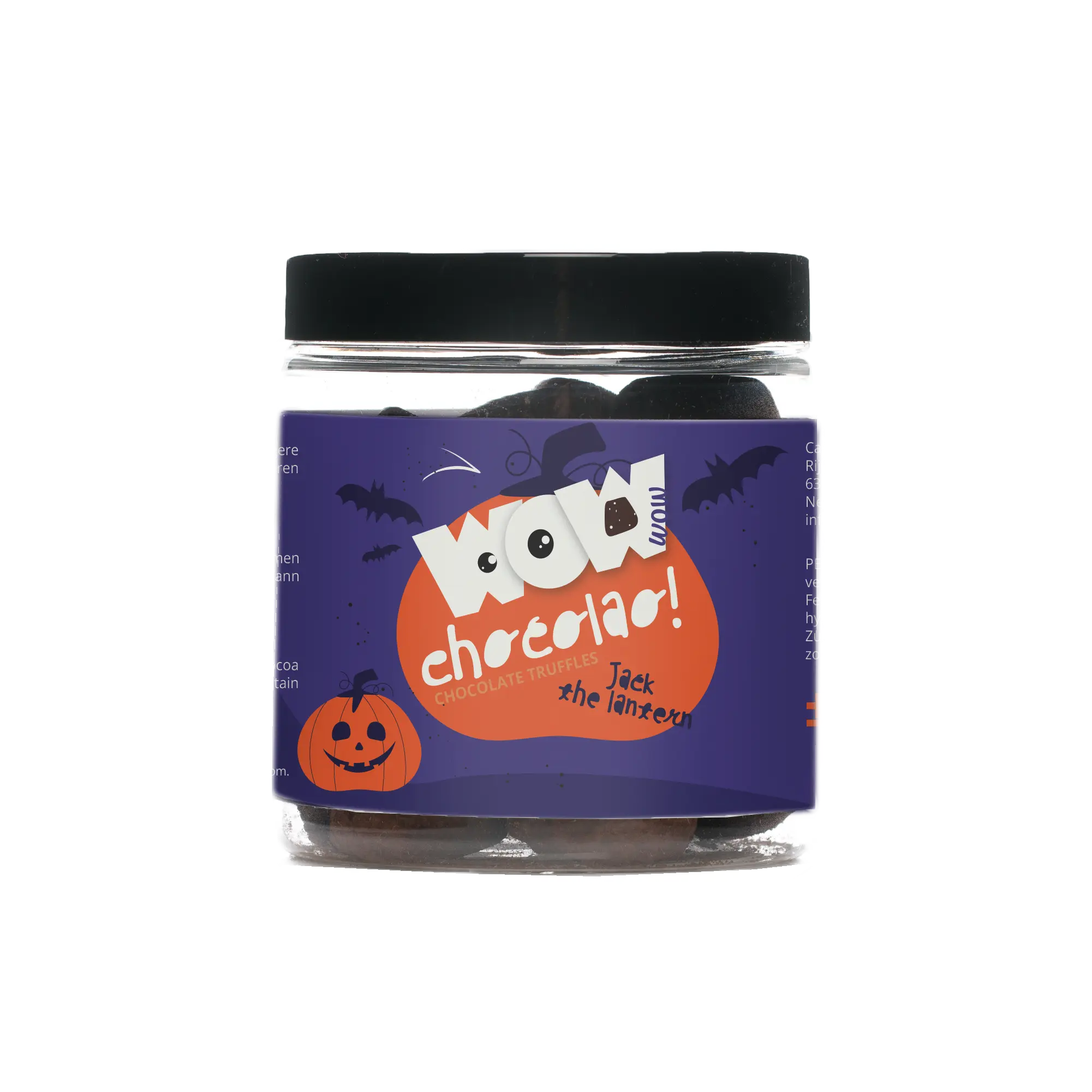 Jack the Lantern - Halloween Chocolate Truffles - 130g Gifting Jar - Goat Corp