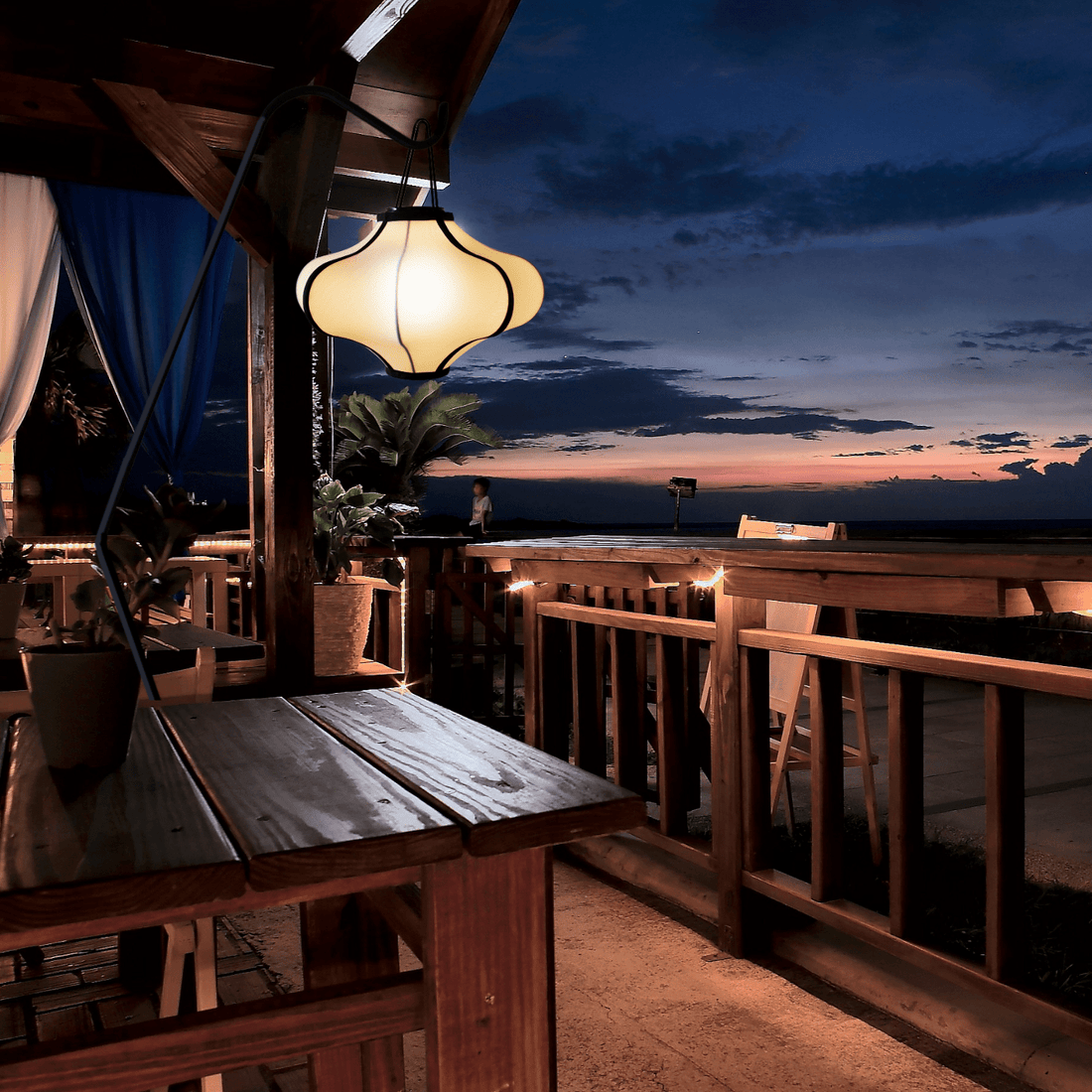 Lamp Shade 40cm-Lantern-Elastic Fabric-"Lumi" - Goat Corp