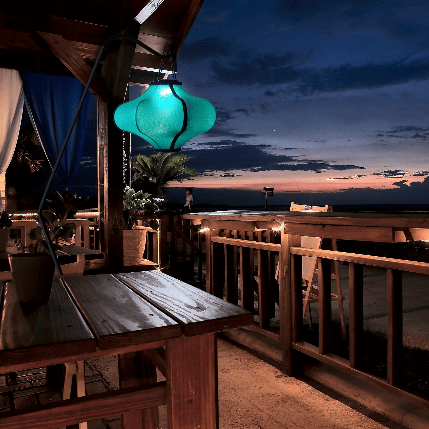 Lamp Shade 40cm-Lantern-Elastic Fabric-"Lumi" - Goat Corp