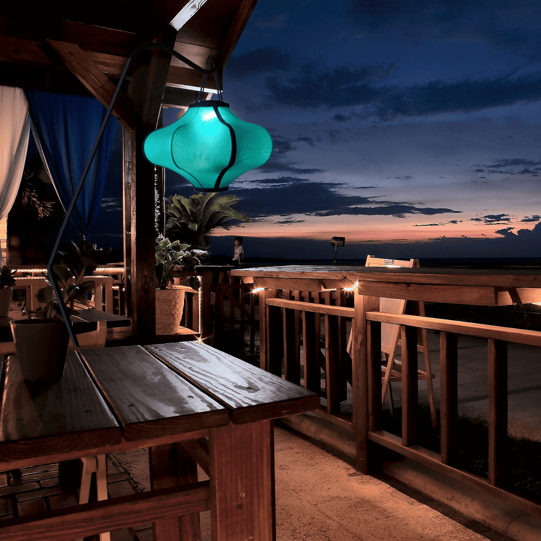 Lamp Shade 40cm-Lantern-Elastic Fabric-"Lumi" - Goat Corp