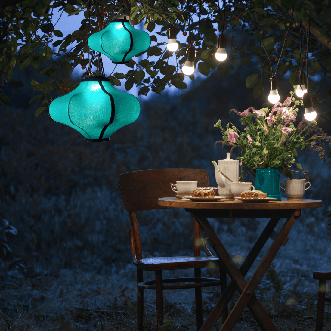 Lamp Shade 40cm-Lantern-Elastic Fabric-"Lumi" - Goat Corp