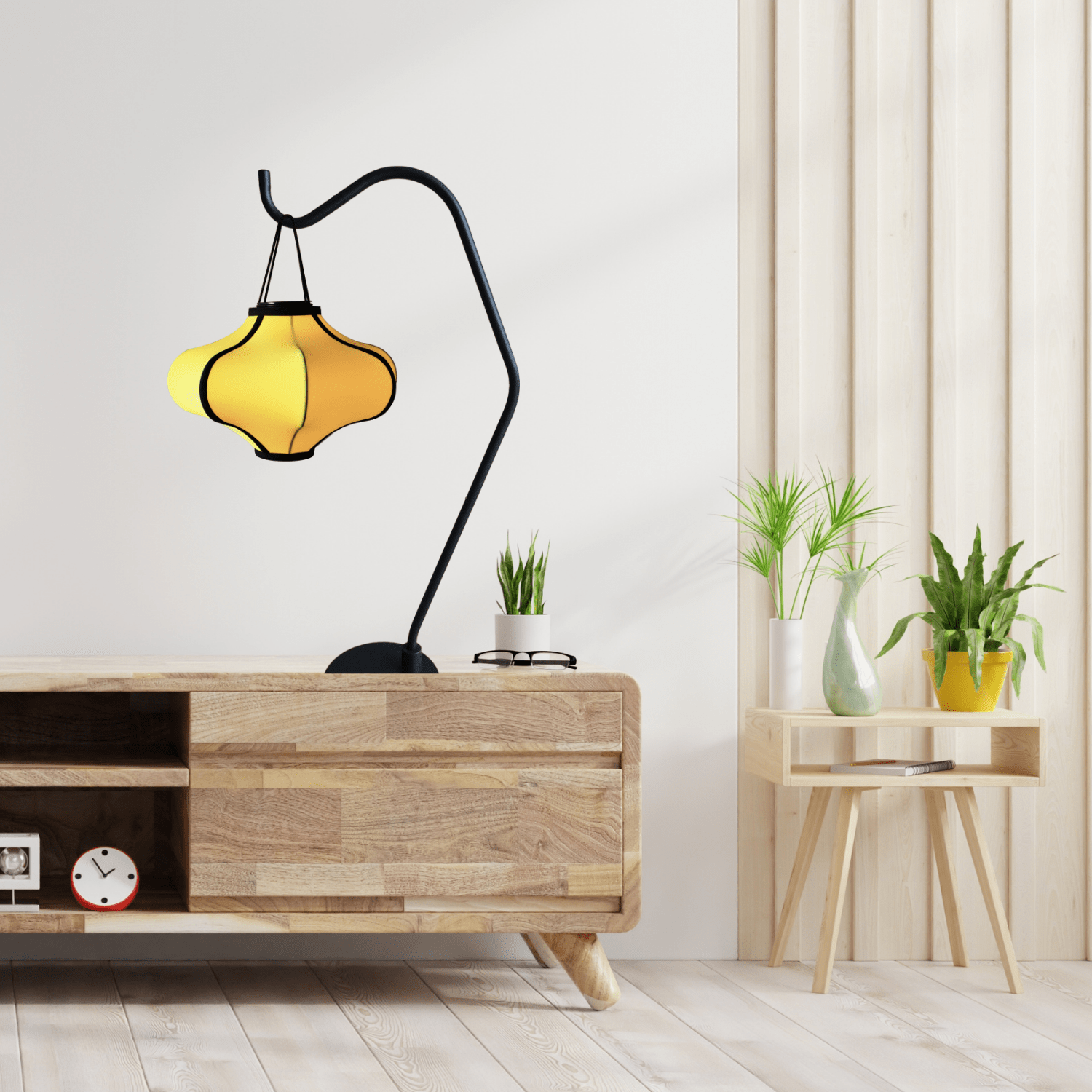 Lamp Shade 40cm-Lantern-Elastic Fabric-"Lumi" - Goat Corp