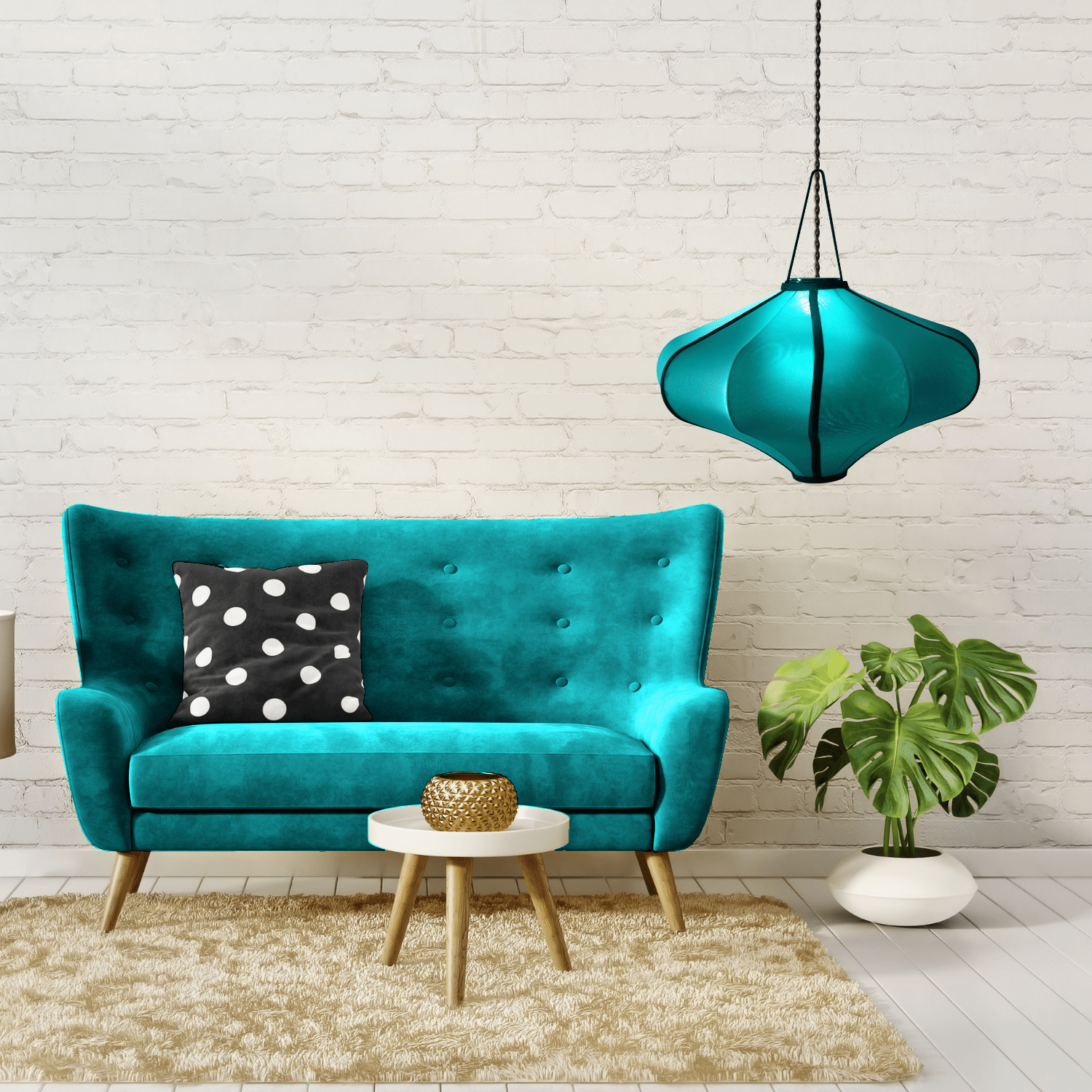 Lamp Shade 60cm-Lantern-Elastic Fabric-"Lumi" - Goat Corp