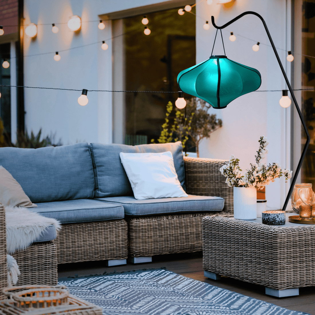 Lamp Shade 60cm-Lantern-Elastic Fabric-"Lumi" - Goat Corp