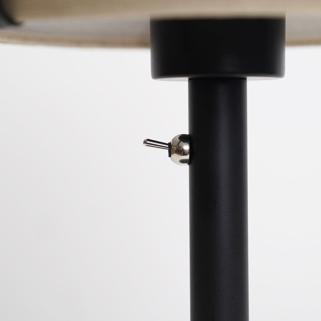 Table Lamp Stand (Universal E27) 35x20cm-Metal-Black "Beam" - Goat Corp